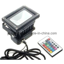 RGB 10W LED Flood Light with RF Controller (83710RGB)